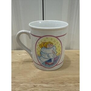Cute Vintage 1985 Cabbage Patch Kids Dress Up Girl Ceramic Mug By O.A.A Inc.